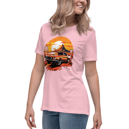 Lockeres Damen - T-Shirt "Ford Mustang" - Artexio