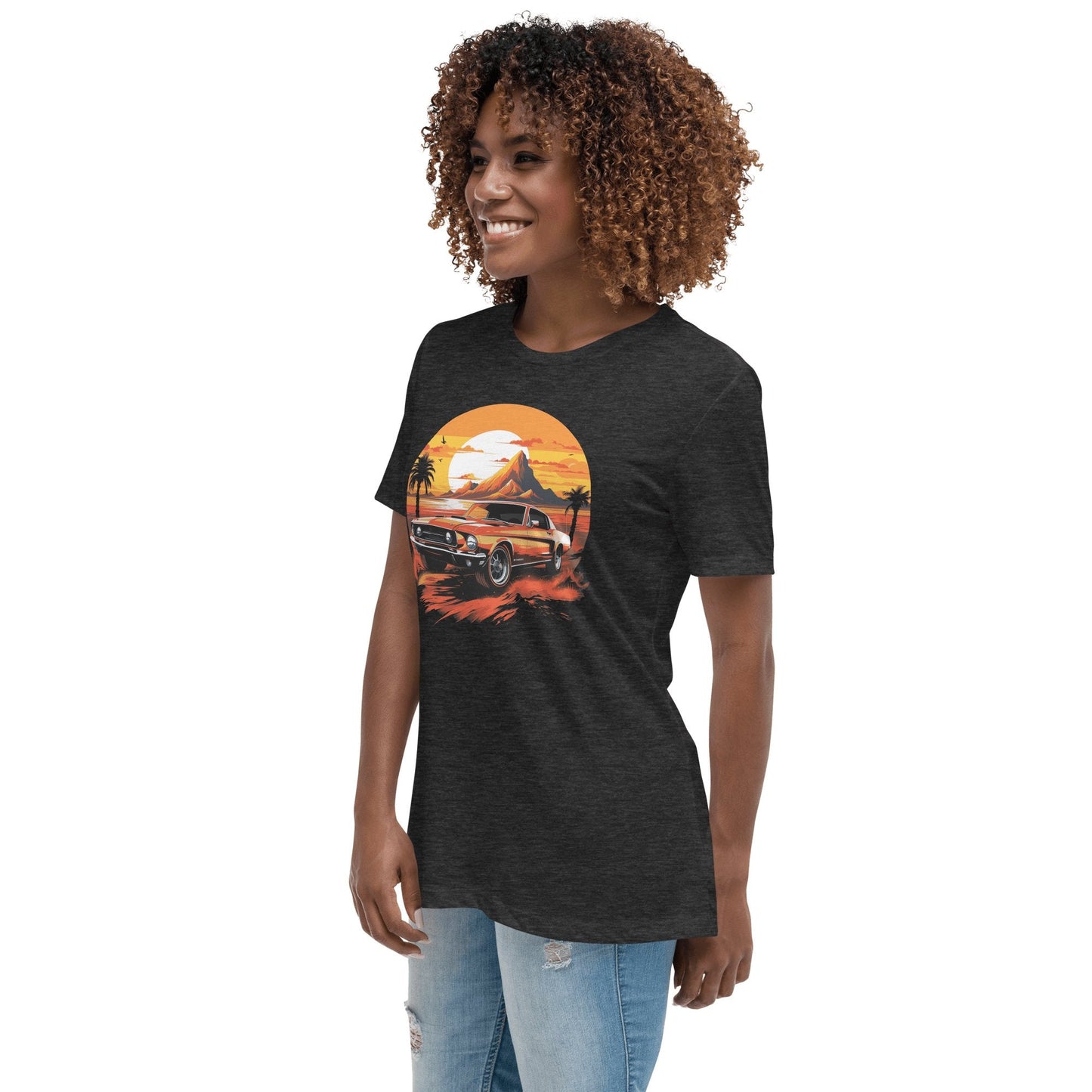 Lockeres Damen - T-Shirt "Ford Mustang" - Artexio