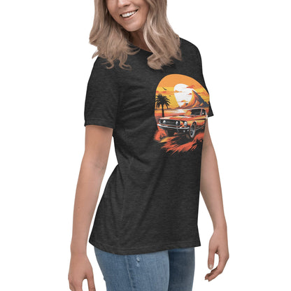 Lockeres Damen - T-Shirt "Ford Mustang" - Artexio