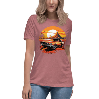 Lockeres Damen - T-Shirt "Ford Mustang" - Artexio