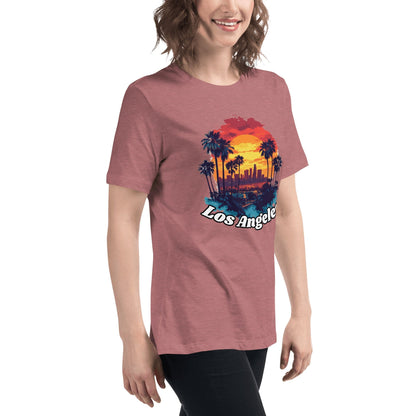 Lockeres Damen T-Shirt "Los Angeles" - Artexio