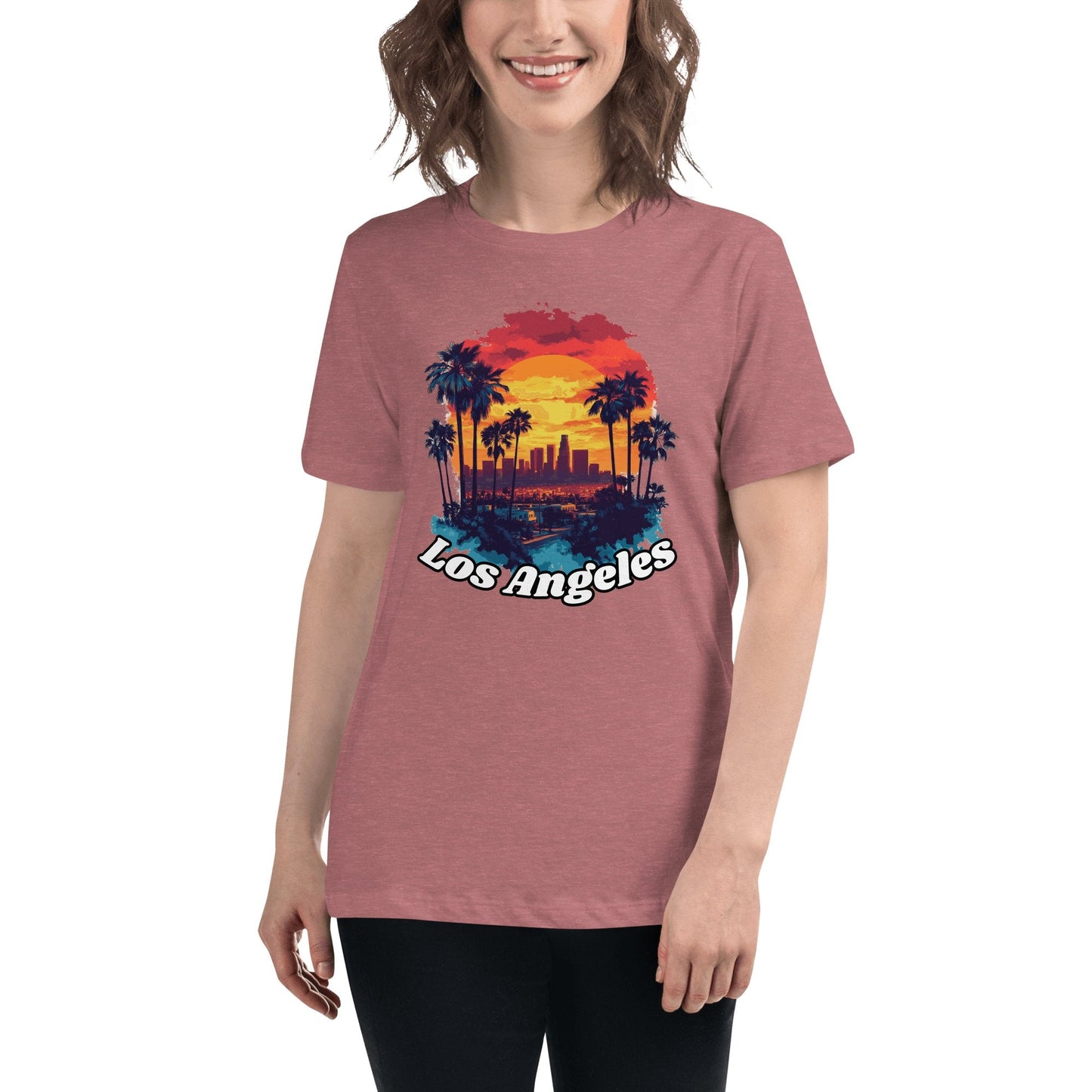 Lockeres Damen T-Shirt "Los Angeles" - Artexio