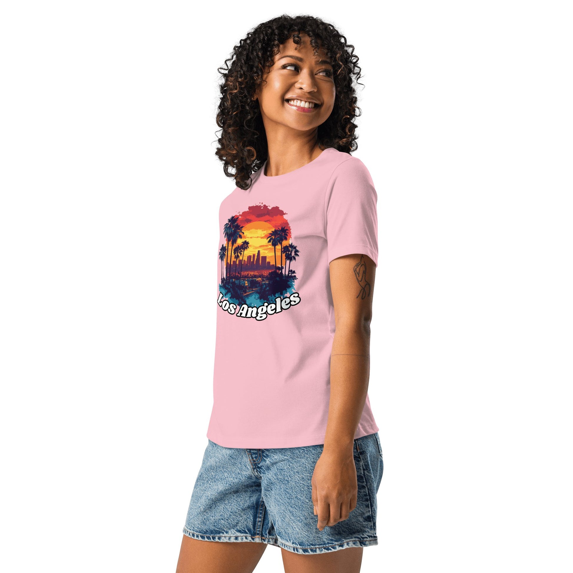 Lockeres Damen T-Shirt "Los Angeles" - Artexio