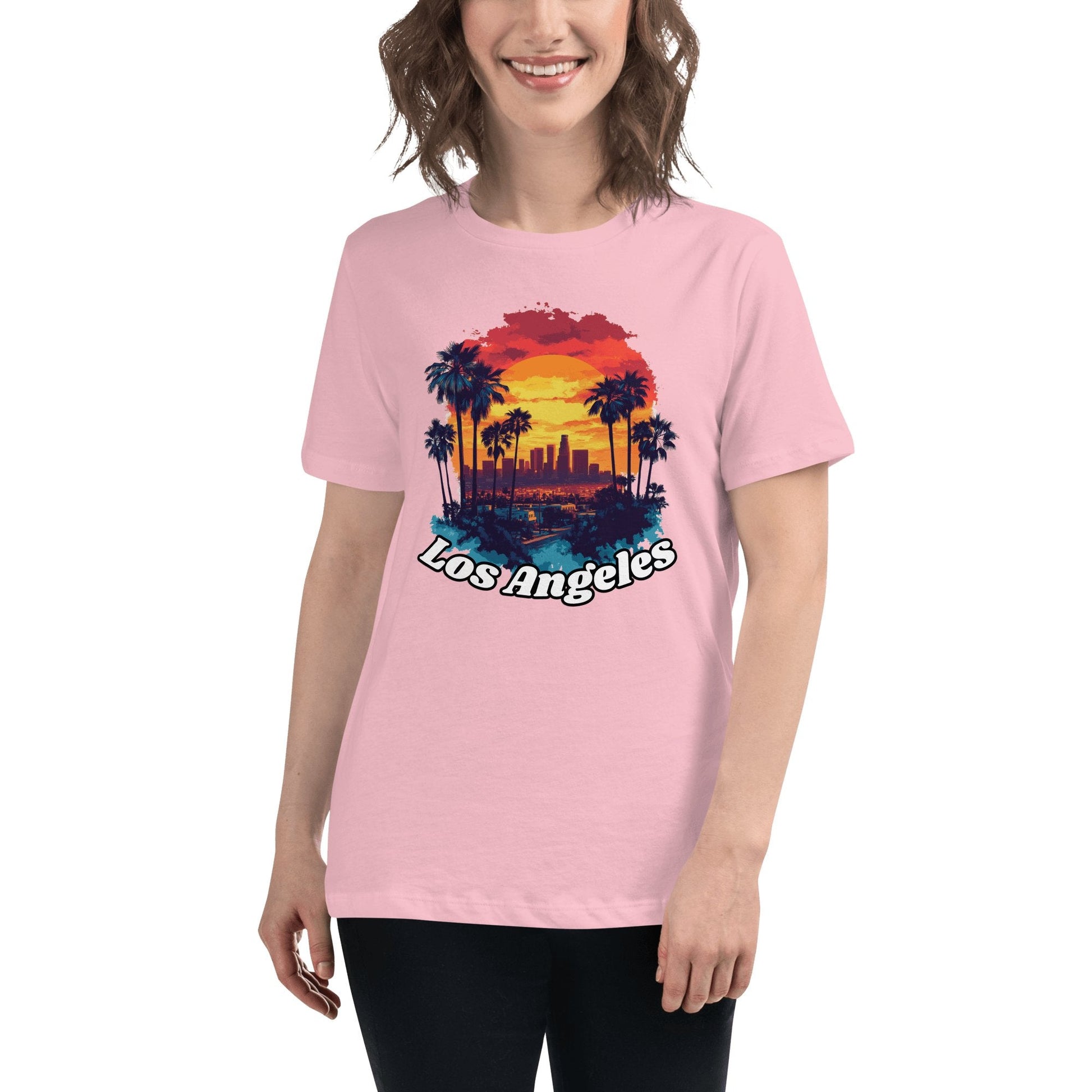 Lockeres Damen T-Shirt "Los Angeles" - Artexio