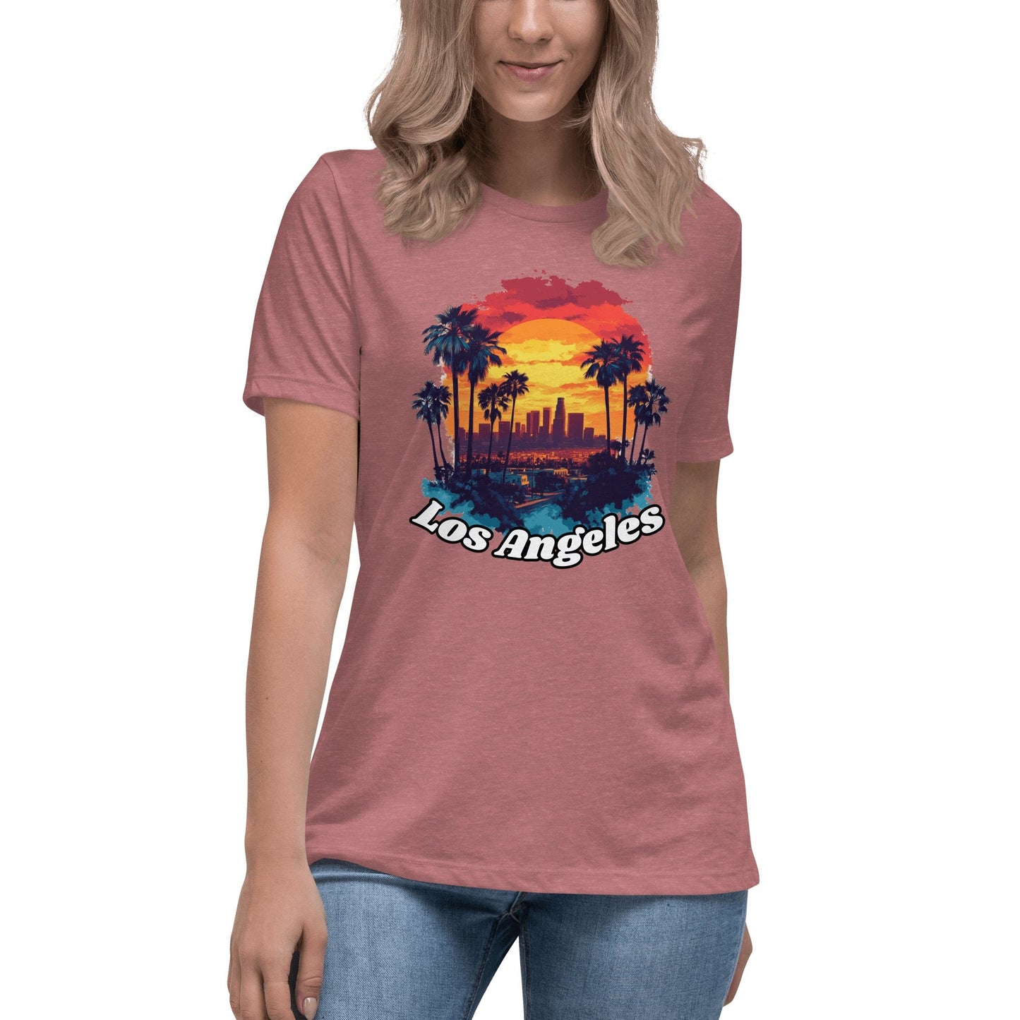 Lockeres Damen T-Shirt "Los Angeles" - Artexio