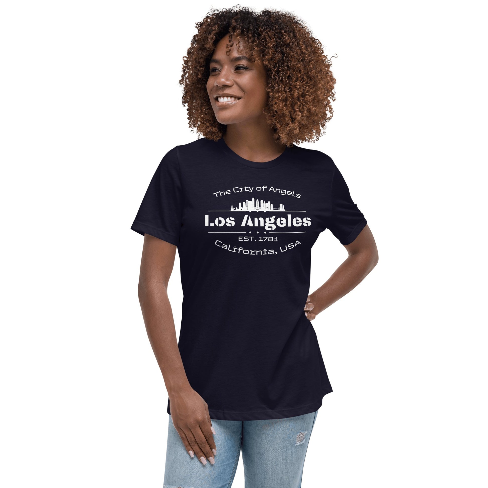 Lockeres Damen T-Shirt "Los Angeles" - Artexio