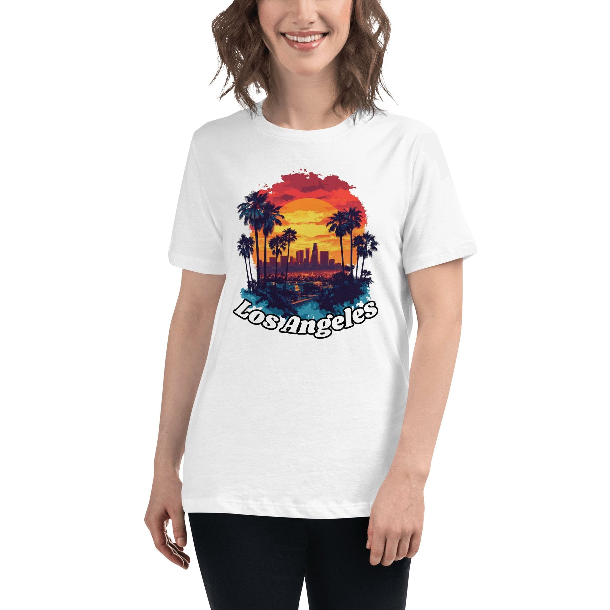 Lockeres Damen T-Shirt "Los Angeles" - Artexio