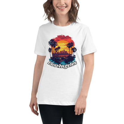 Lockeres Damen T-Shirt "Los Angeles" - Artexio