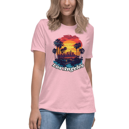 Lockeres Damen T-Shirt "Los Angeles" - Artexio