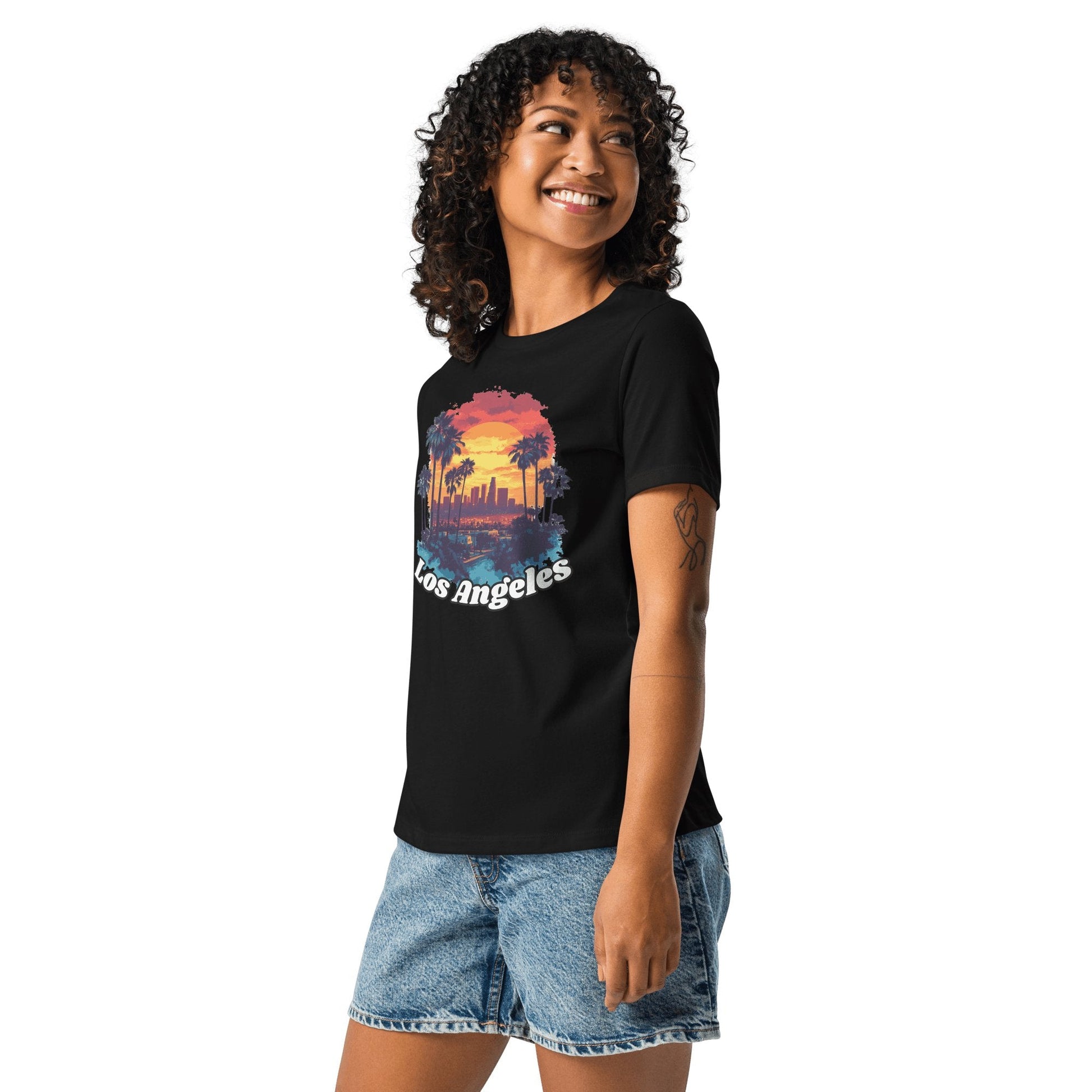 Lockeres Damen T-Shirt "Los Angeles" - Artexio