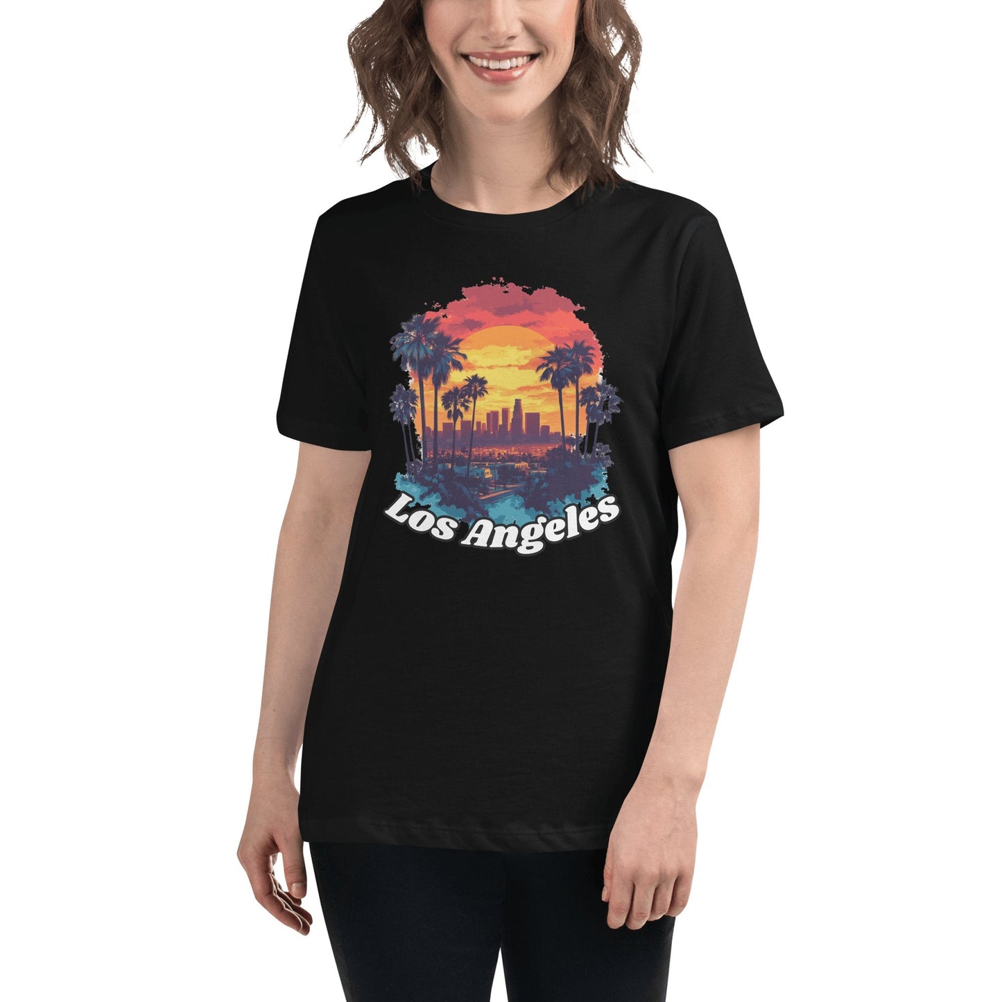 Lockeres Damen T-Shirt "Los Angeles" - Artexio