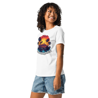 Lockeres Damen T-Shirt "Los Angeles" - Artexio