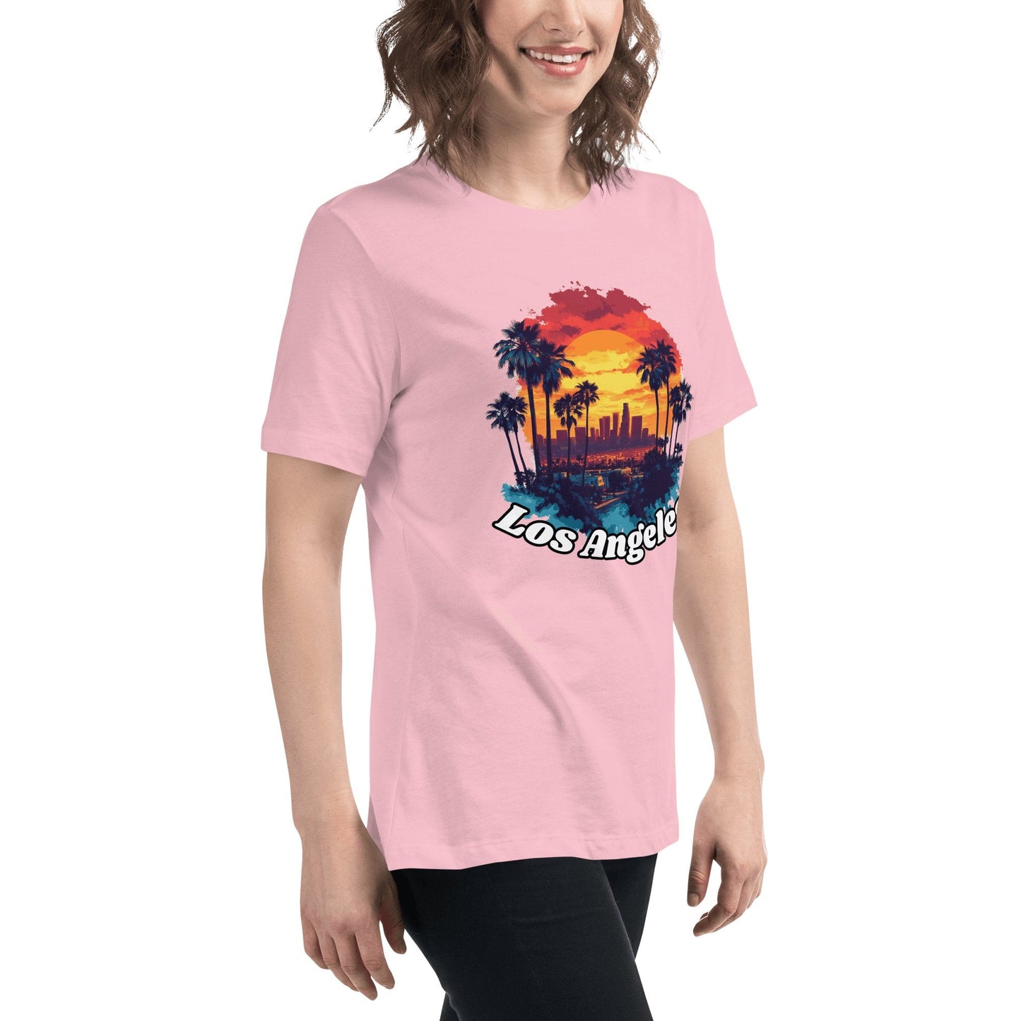 Lockeres Damen T-Shirt "Los Angeles" - Artexio