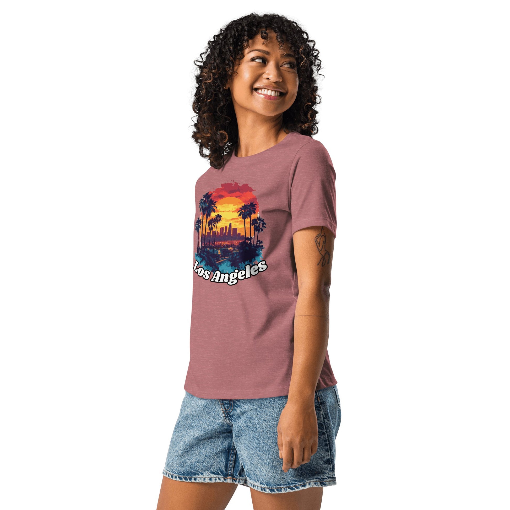 Lockeres Damen T-Shirt "Los Angeles" - Artexio