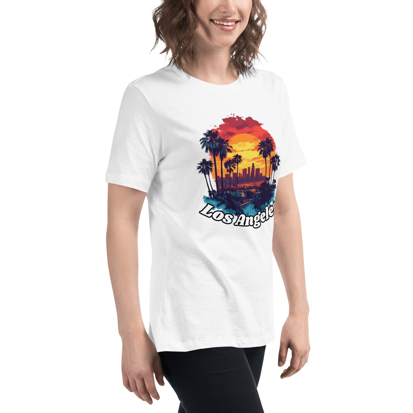 Lockeres Damen T-Shirt "Los Angeles" - Artexio