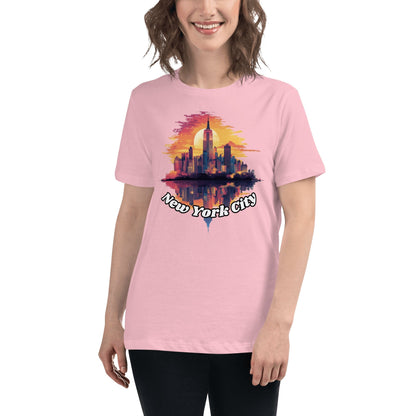 Lockeres Damen T-Shirt "New York City" - Artexio