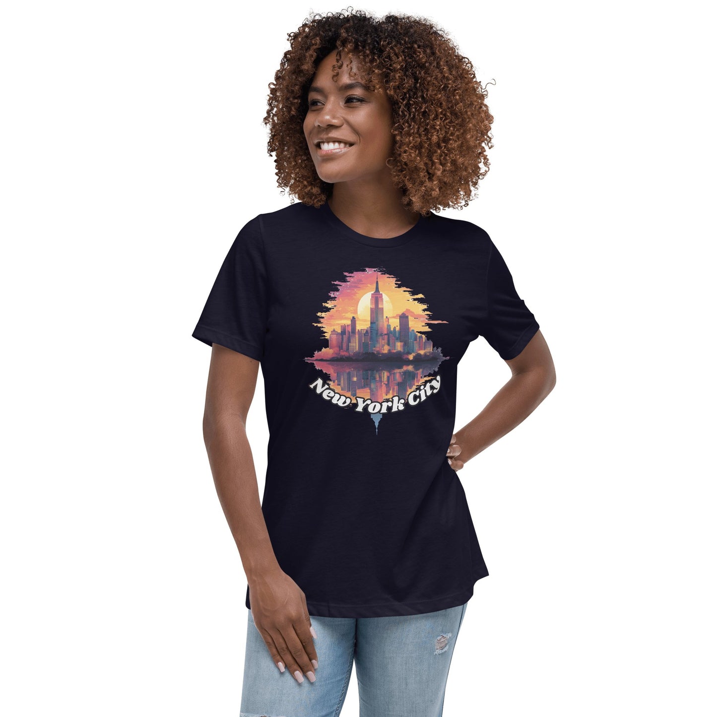 Lockeres Damen T-Shirt "New York City" - Artexio