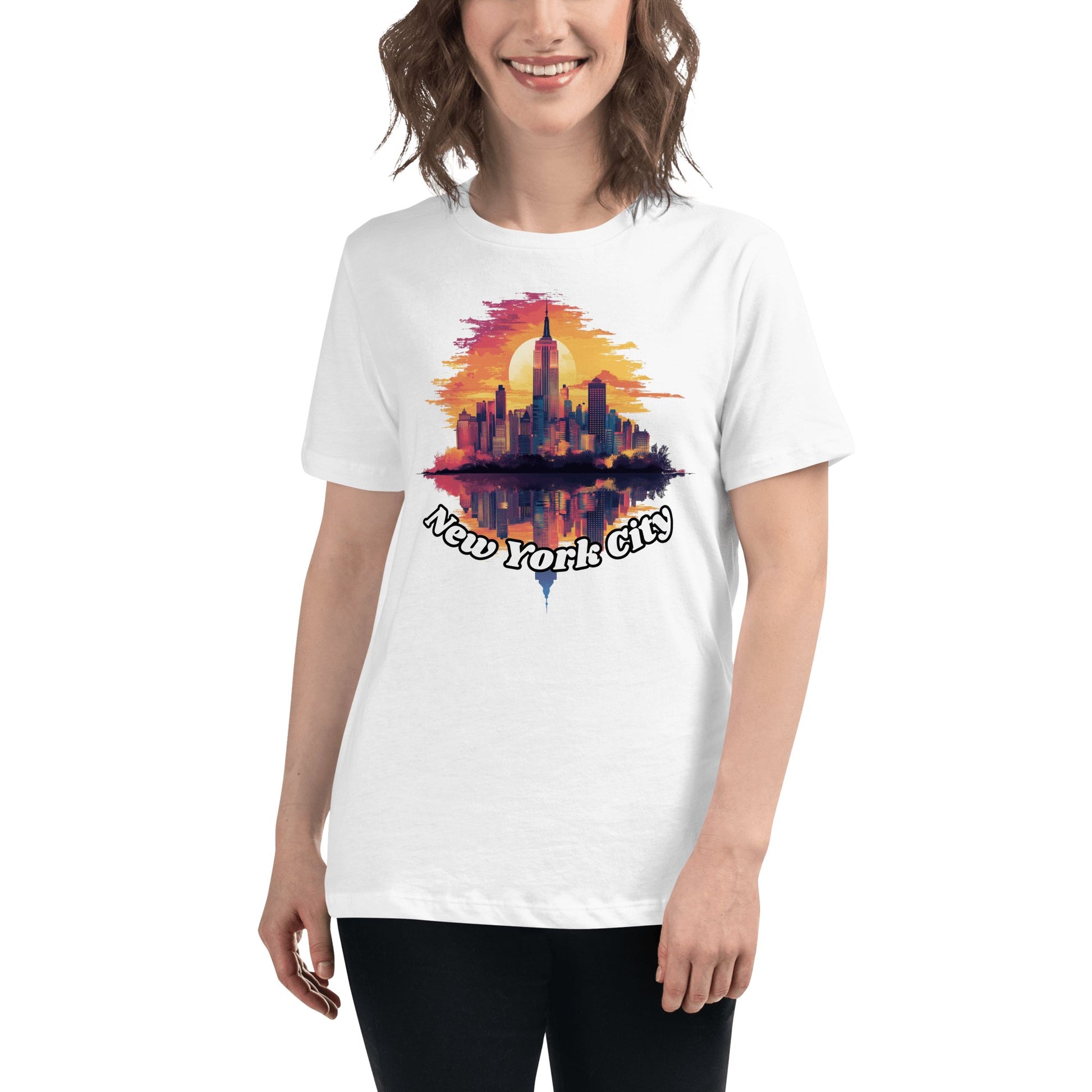 Lockeres Damen T-Shirt "New York City" - Artexio