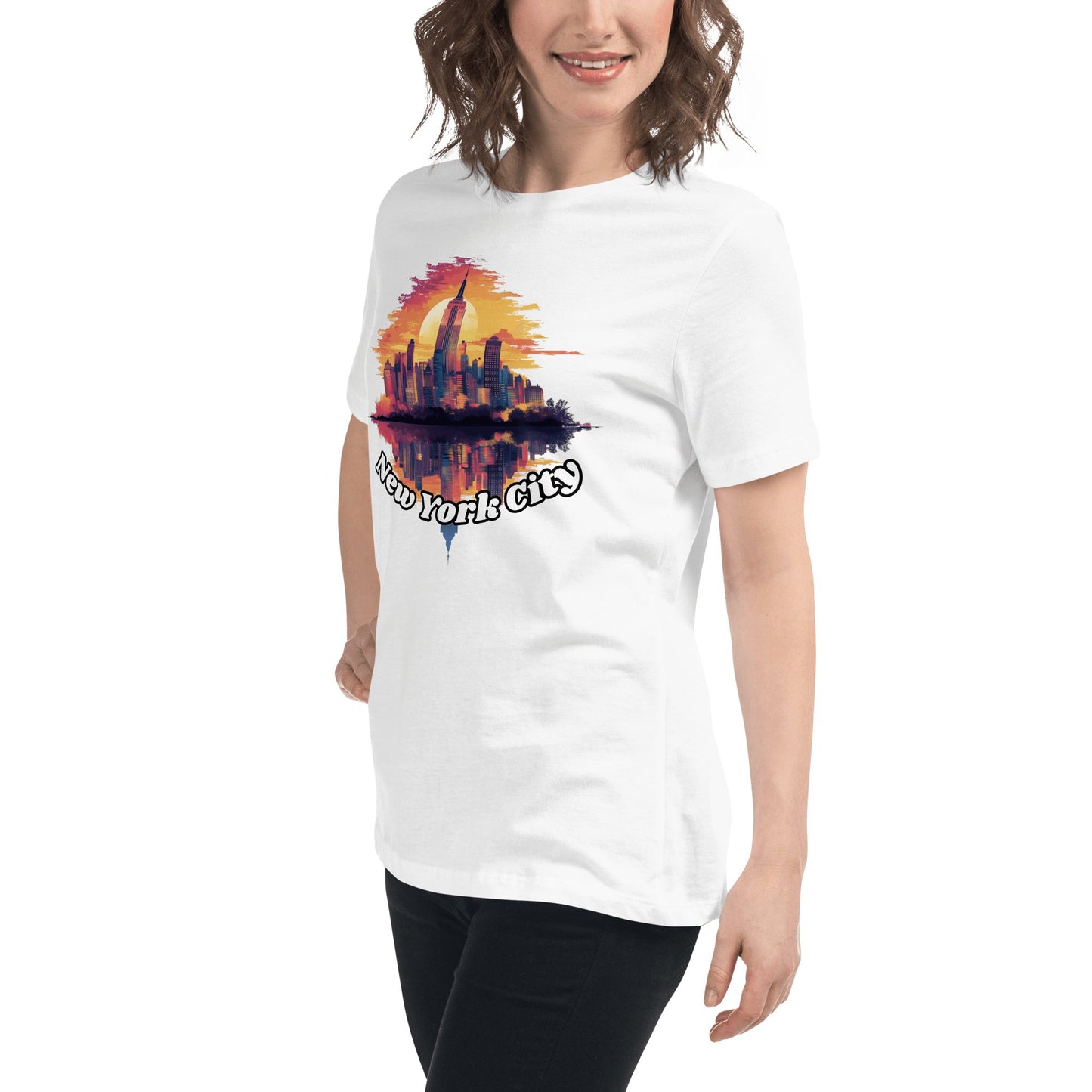 Lockeres Damen T-Shirt "New York City" - Artexio