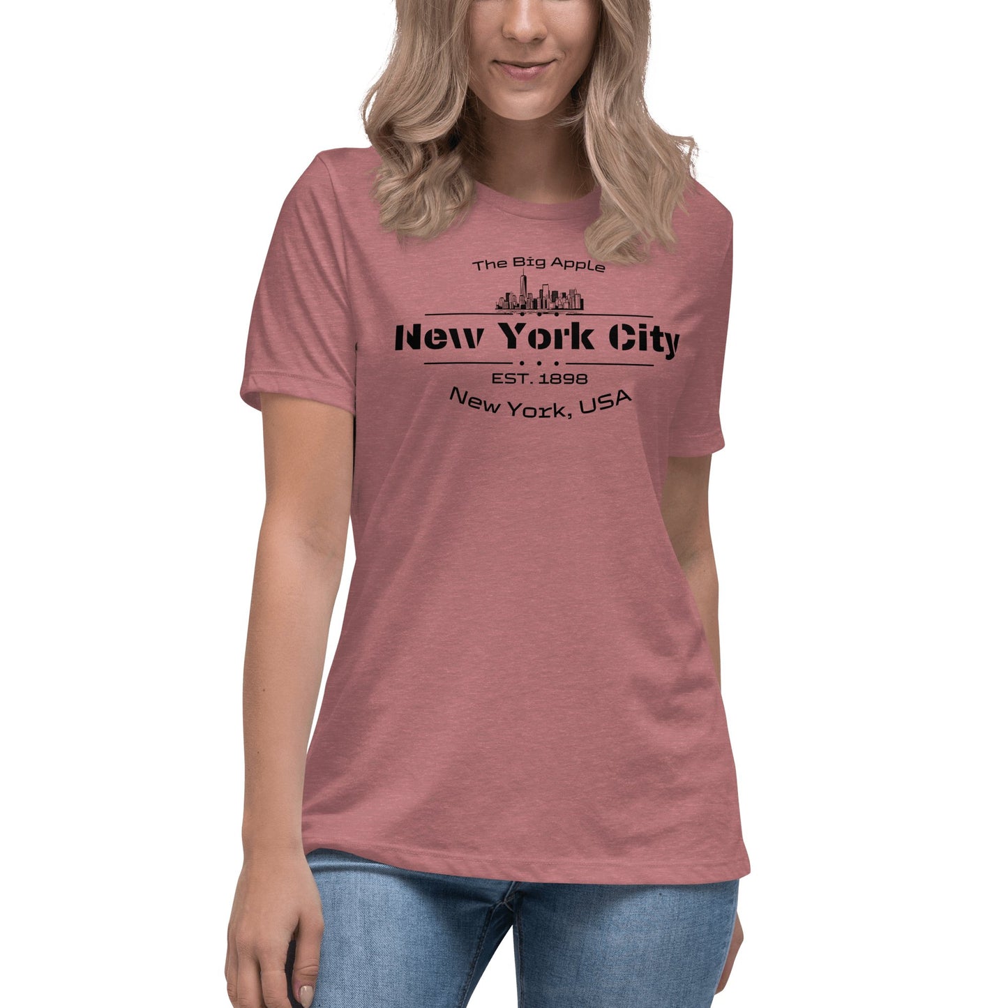 Lockeres Damen T-Shirt "New York City" - Artexio