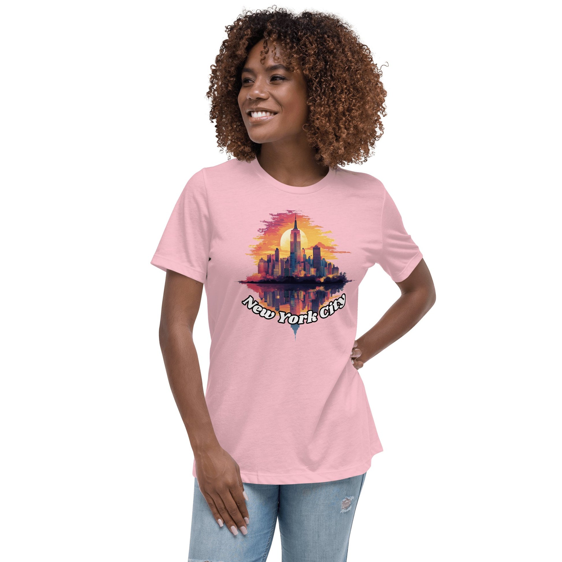 Lockeres Damen T-Shirt "New York City" - Artexio