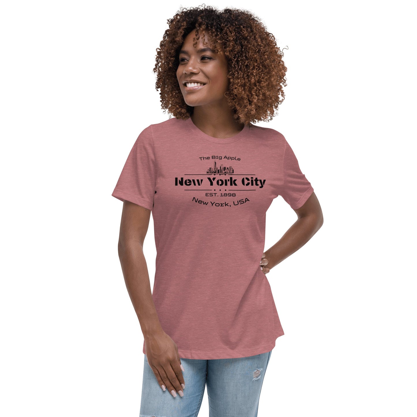 Lockeres Damen T-Shirt "New York City" - Artexio