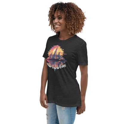 Lockeres Damen T-Shirt "New York City" - Artexio