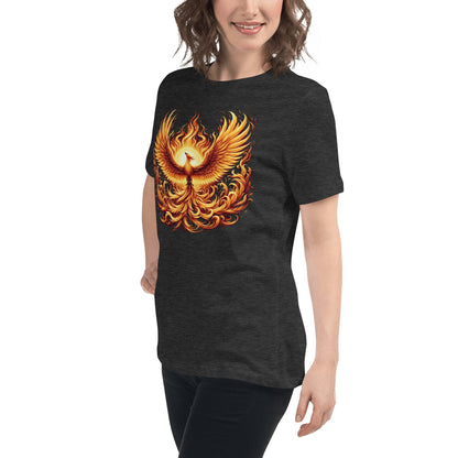 Lockeres Damen T-Shirt "Phoenix" - Artexio