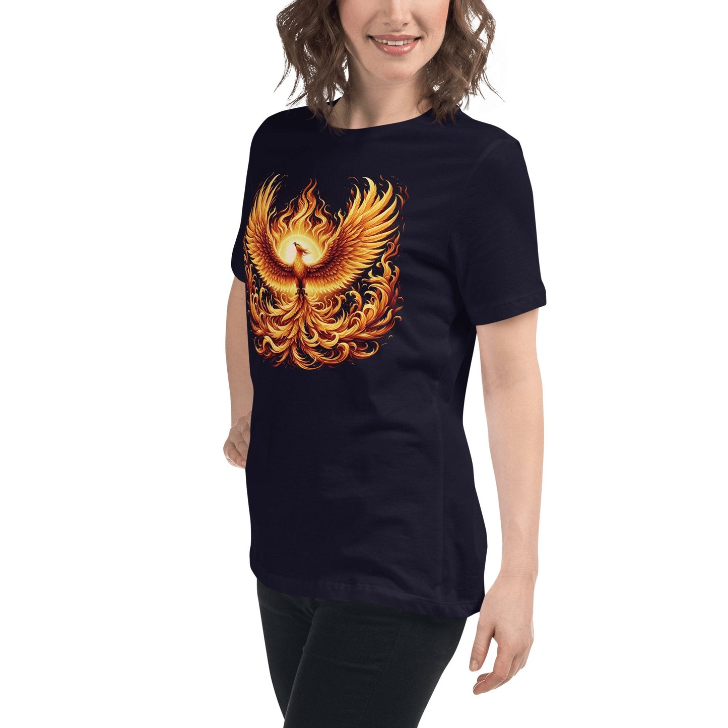 Lockeres Damen T-Shirt "Phoenix" - Artexio