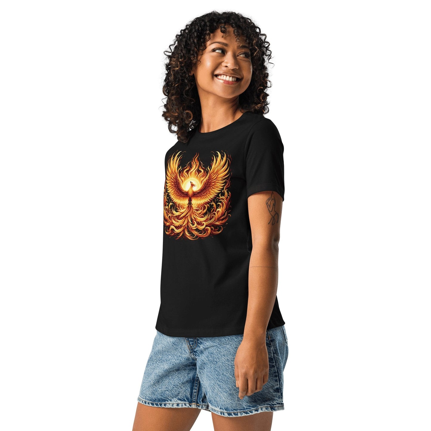 Lockeres Damen T-Shirt "Phoenix" - Artexio