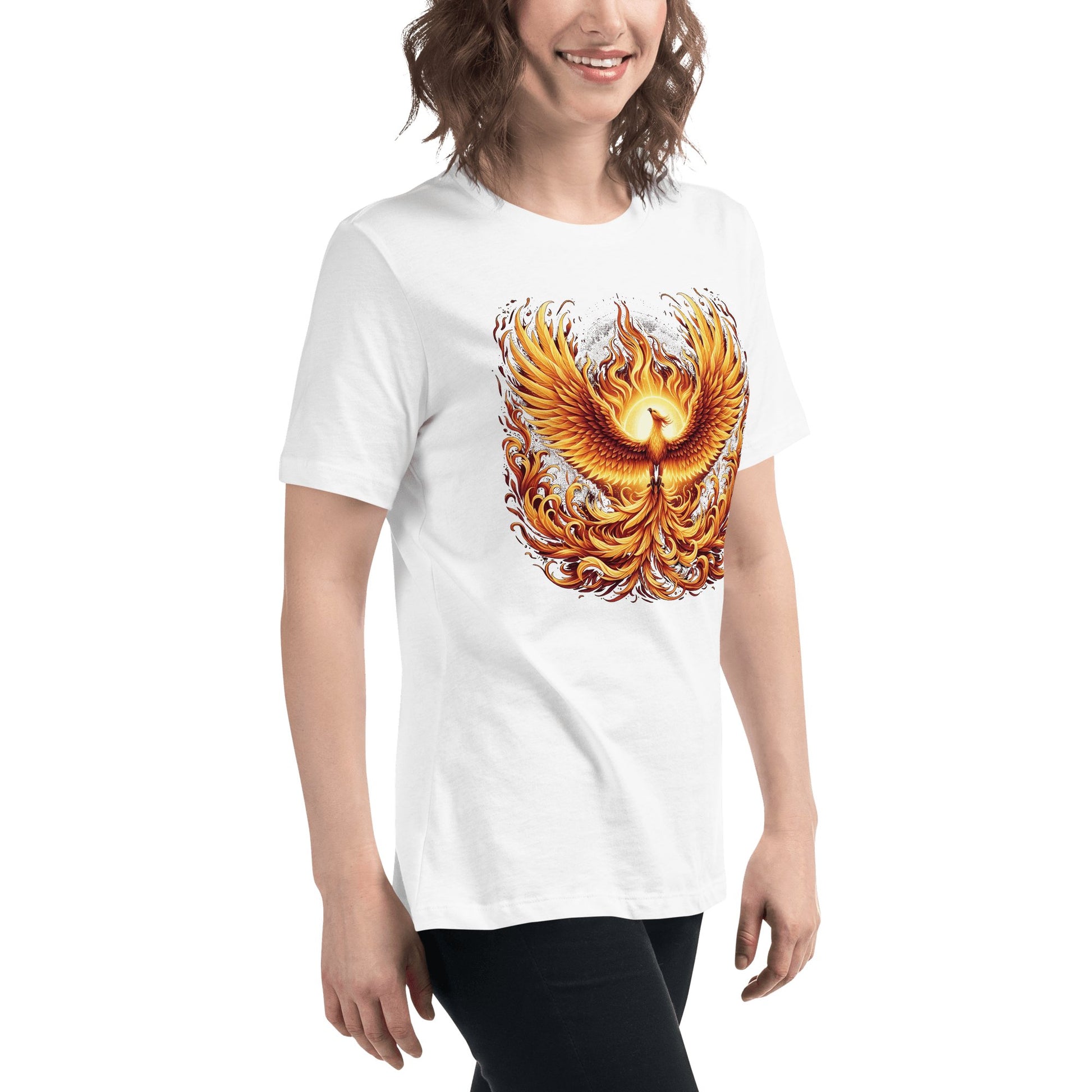 Lockeres Damen T-Shirt "Phoenix" - Artexio