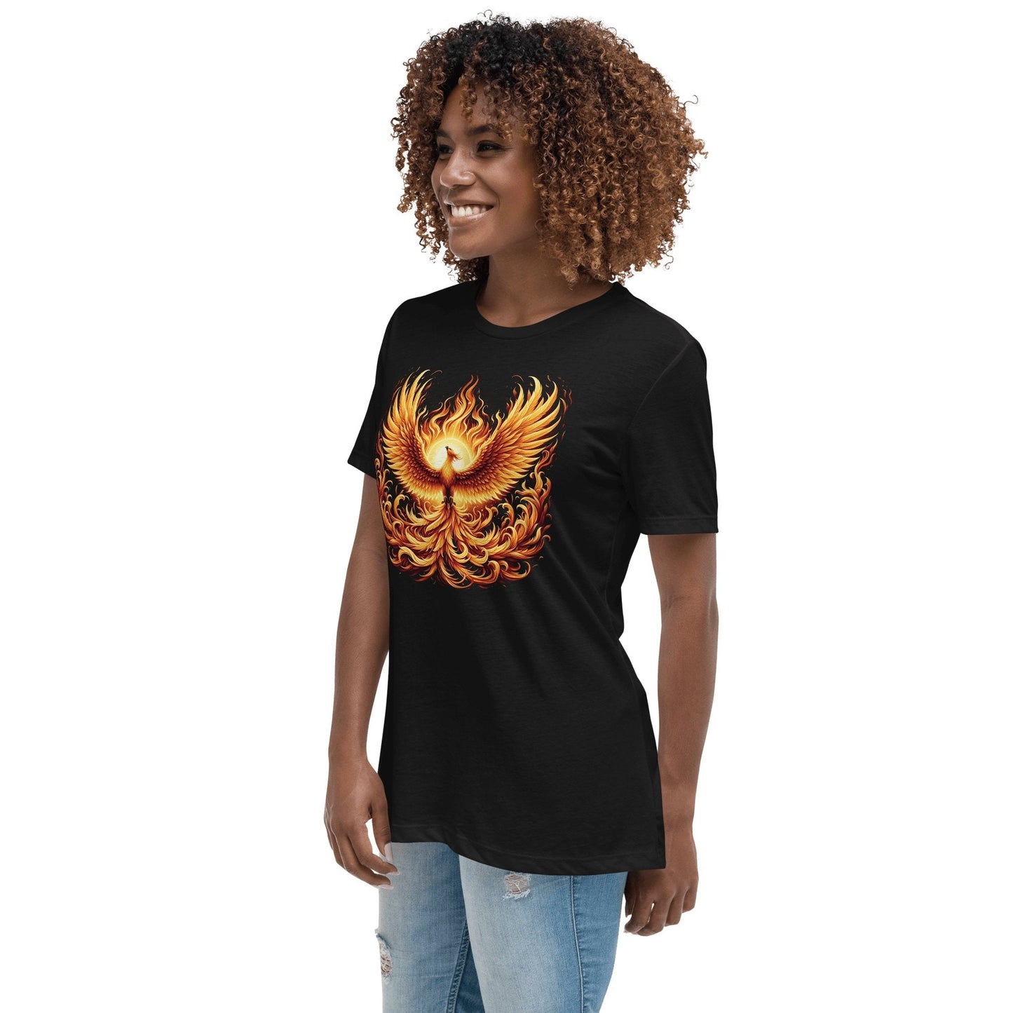 Lockeres Damen T-Shirt "Phoenix" - Artexio