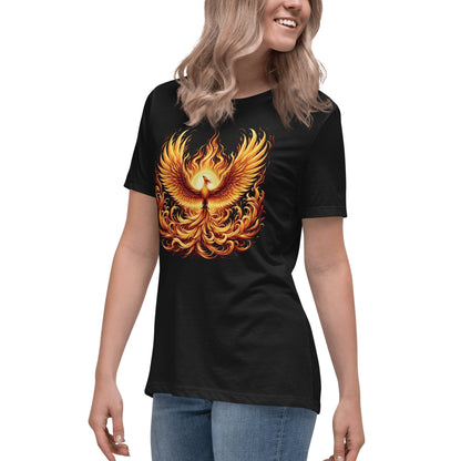 Lockeres Damen T-Shirt "Phoenix" - Artexio