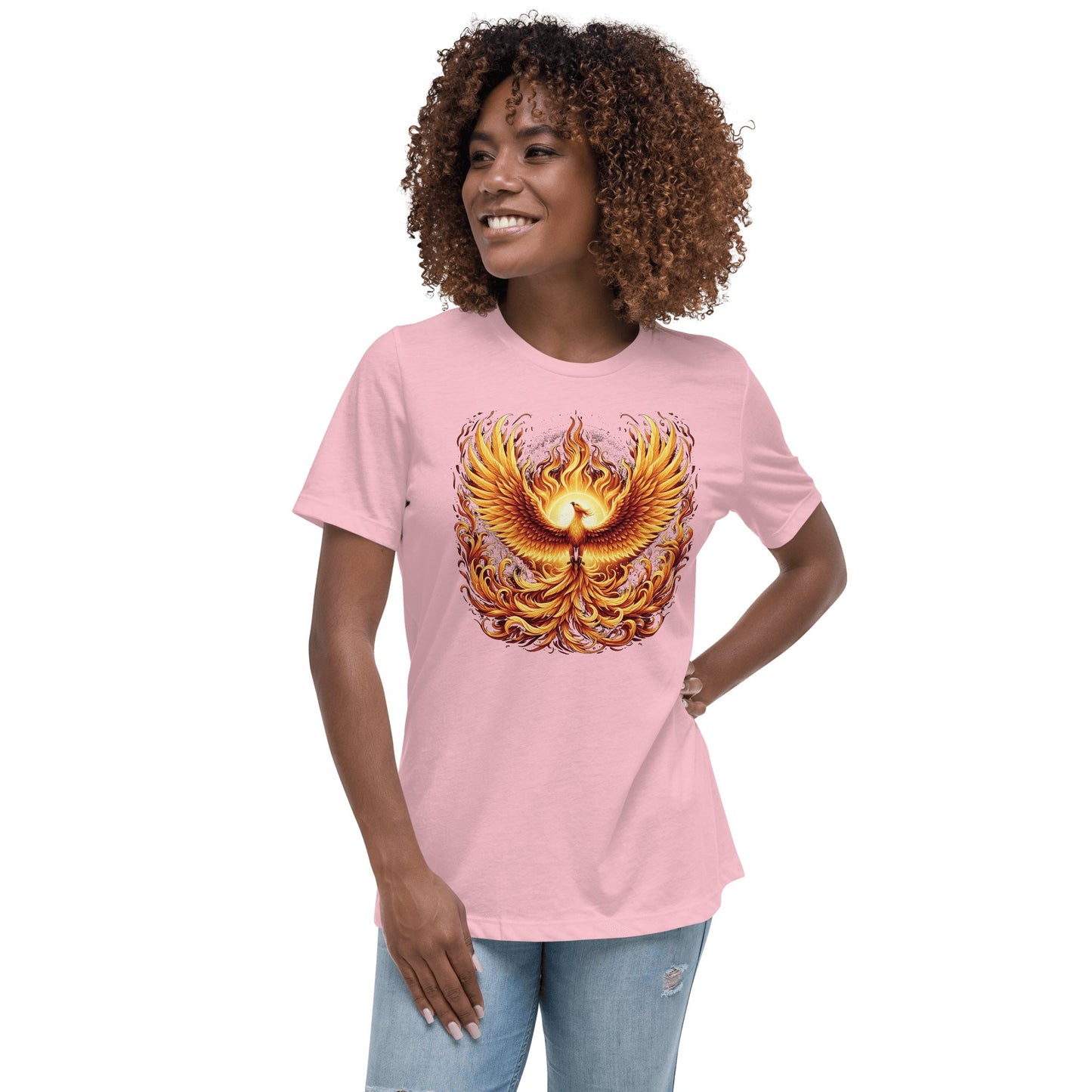 Lockeres Damen T-Shirt "Phoenix" - Artexio