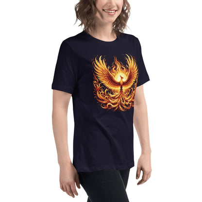 Lockeres Damen T-Shirt "Phoenix" - Artexio