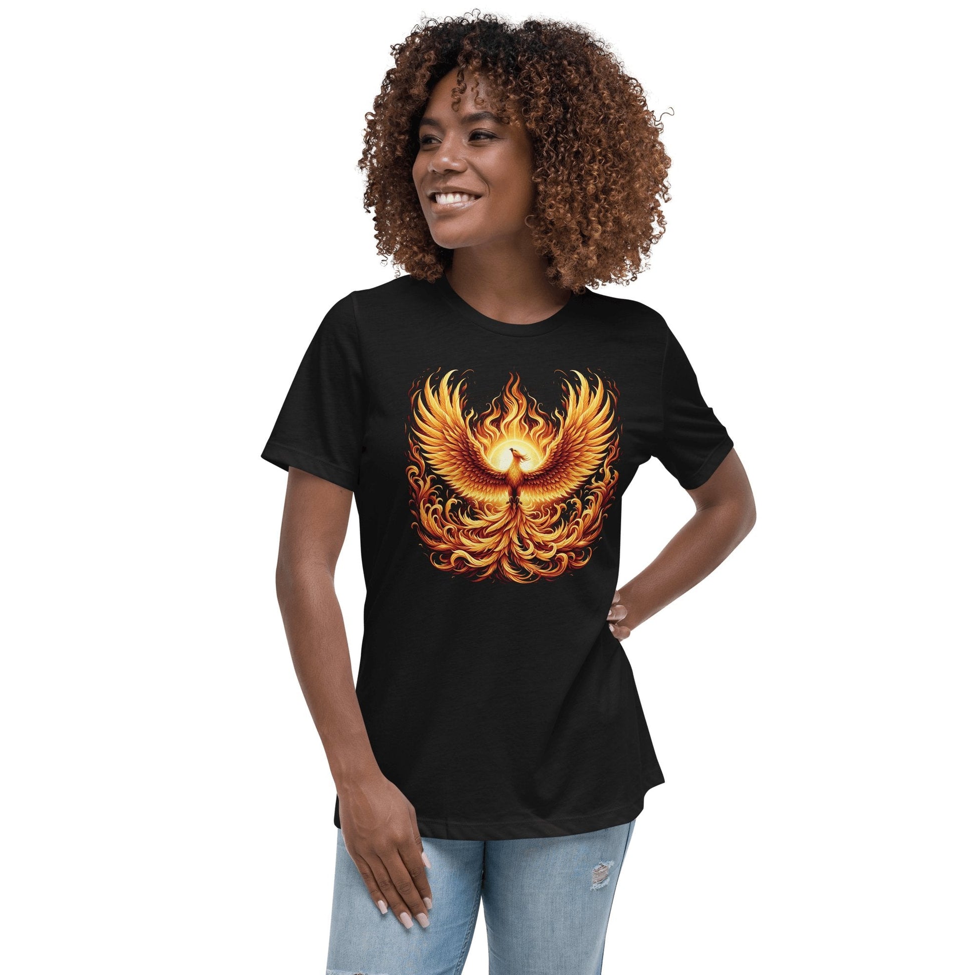 Lockeres Damen T-Shirt "Phoenix" - Artexio