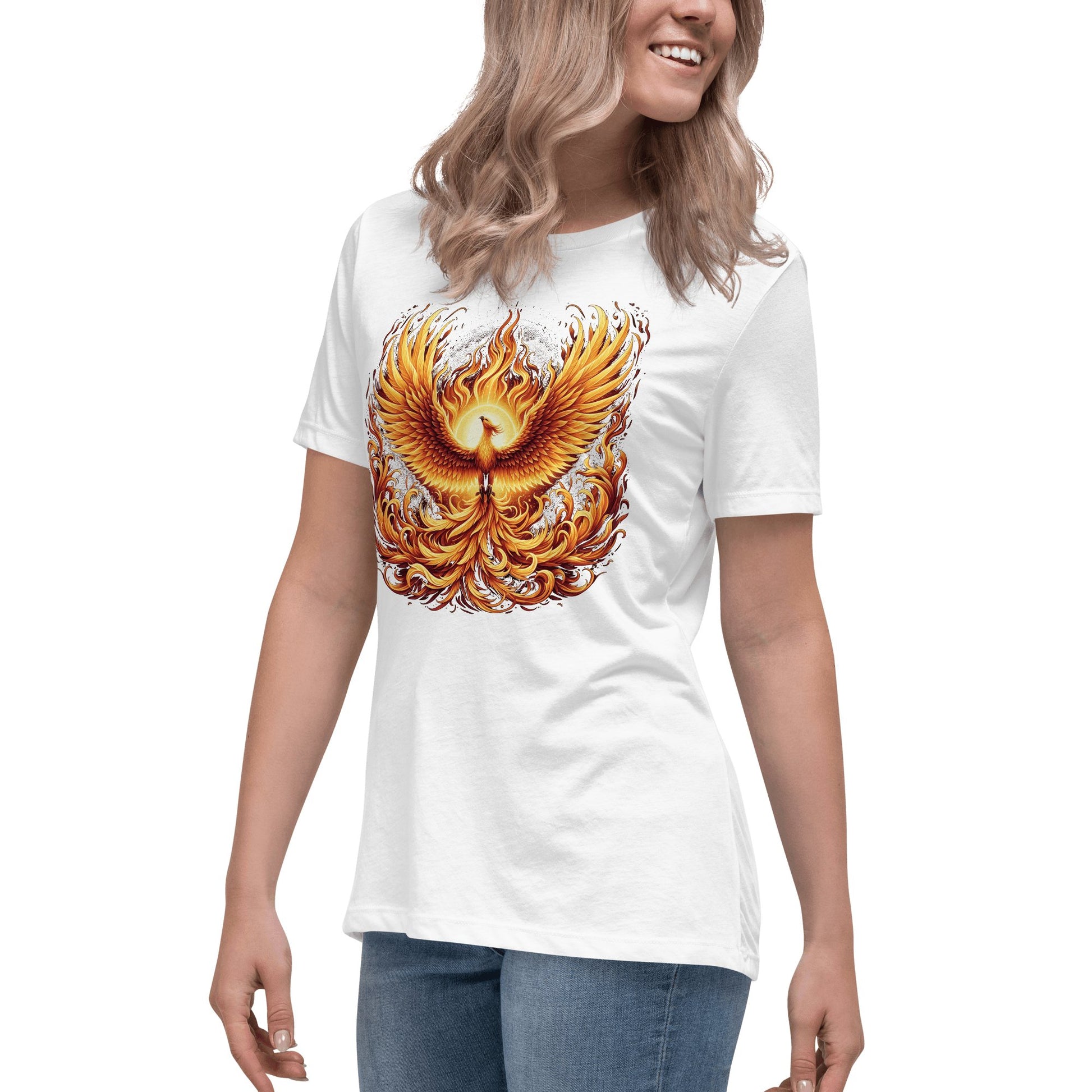 Lockeres Damen T-Shirt "Phoenix" - Artexio