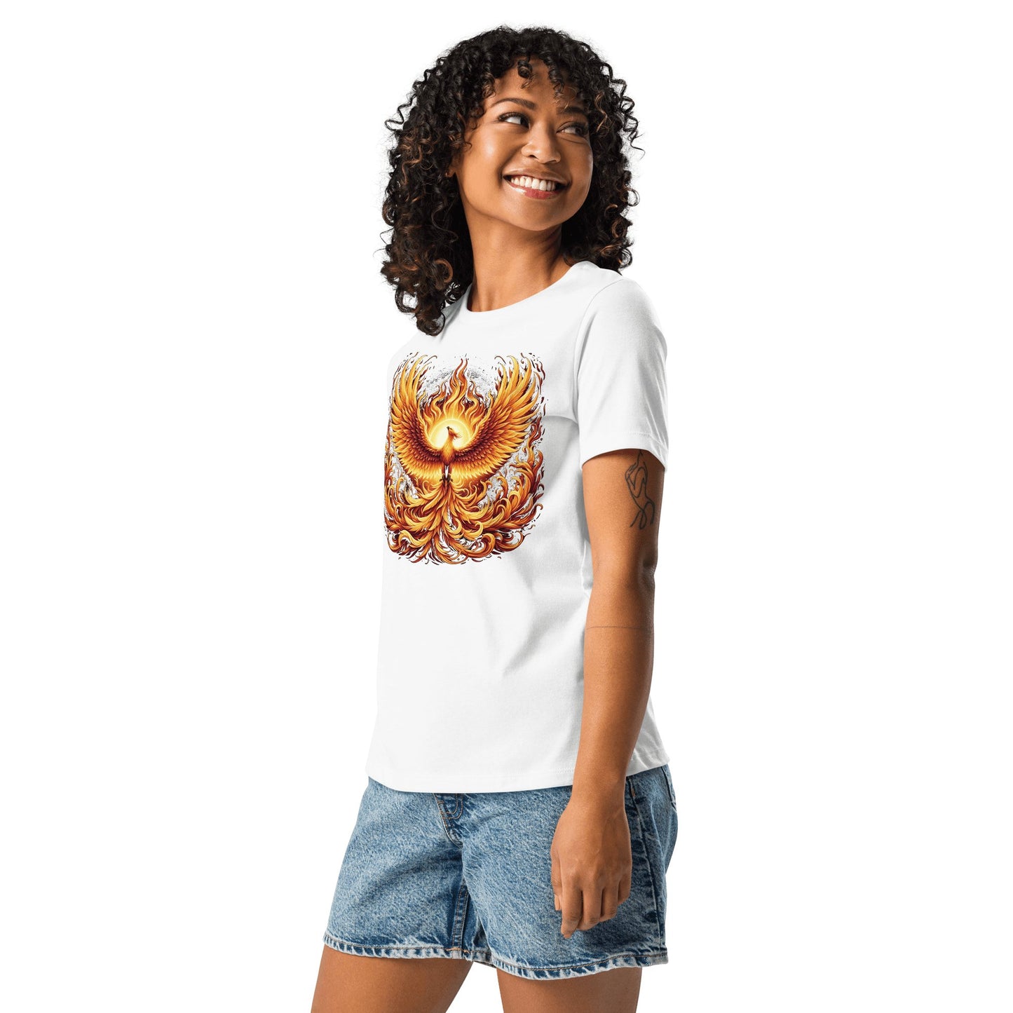 Lockeres Damen T-Shirt "Phoenix" - Artexio