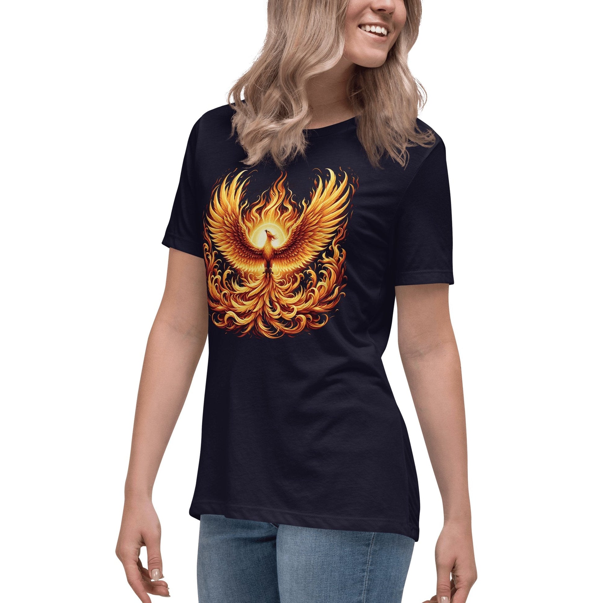 Lockeres Damen T-Shirt "Phoenix" - Artexio