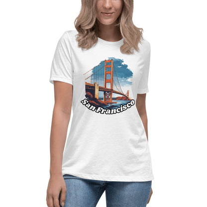 Lockeres Damen T-Shirt "San Francisco" - Artexio