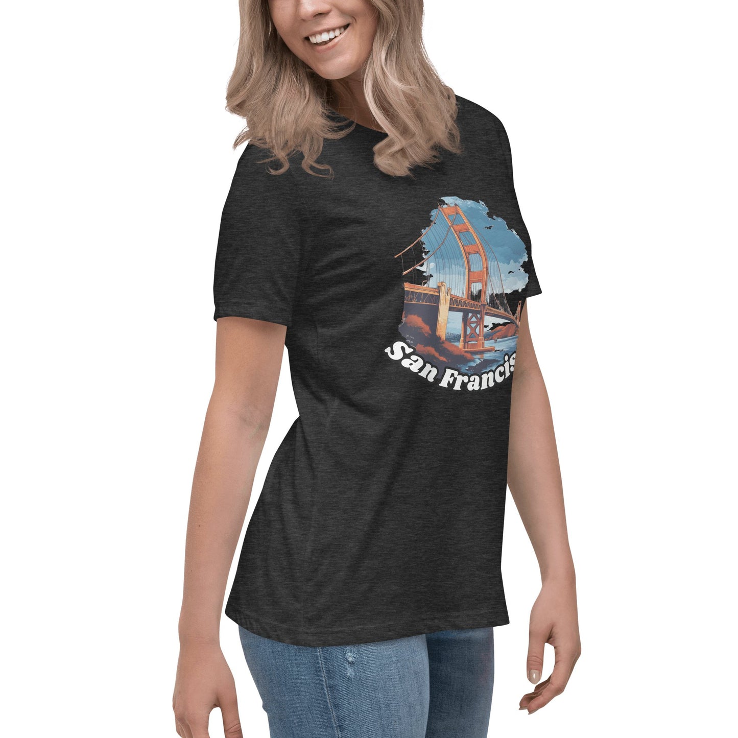 Lockeres Damen T-Shirt "San Francisco" - Artexio