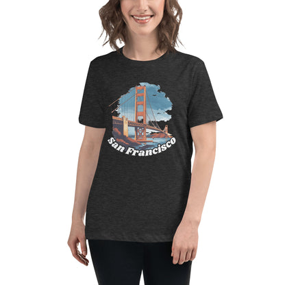 Lockeres Damen T-Shirt "San Francisco" - Artexio