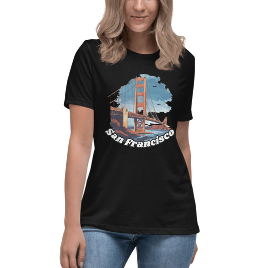 Lockeres Damen T-Shirt "San Francisco" - Artexio