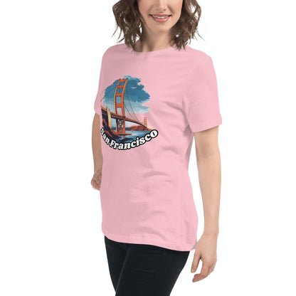 Lockeres Damen T-Shirt "San Francisco" - Artexio