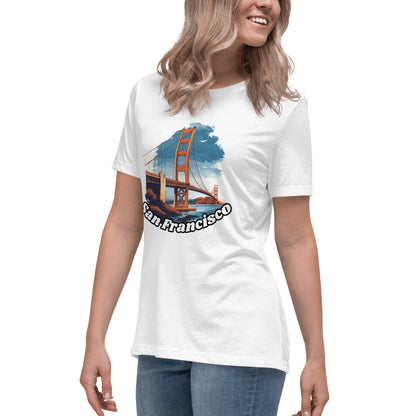 Lockeres Damen T-Shirt "San Francisco" - Artexio