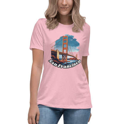 Lockeres Damen T-Shirt "San Francisco" - Artexio