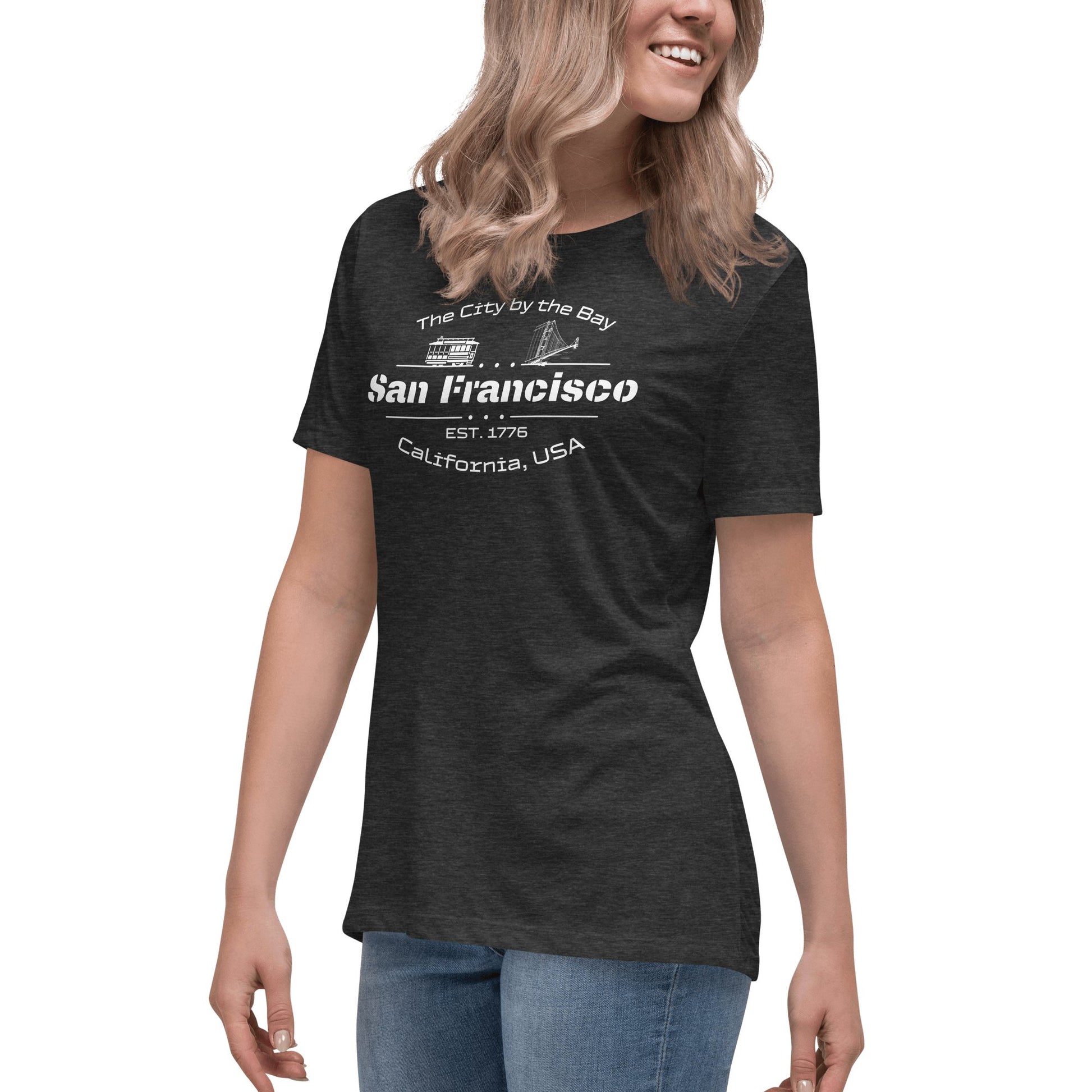 Lockeres Damen T-Shirt "San Francisco" - Artexio