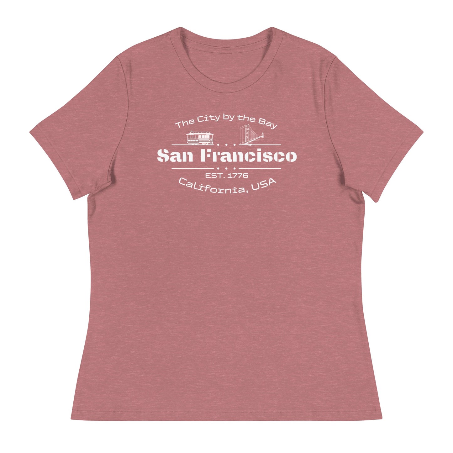 Lockeres Damen T-Shirt "San Francisco" - Artexio