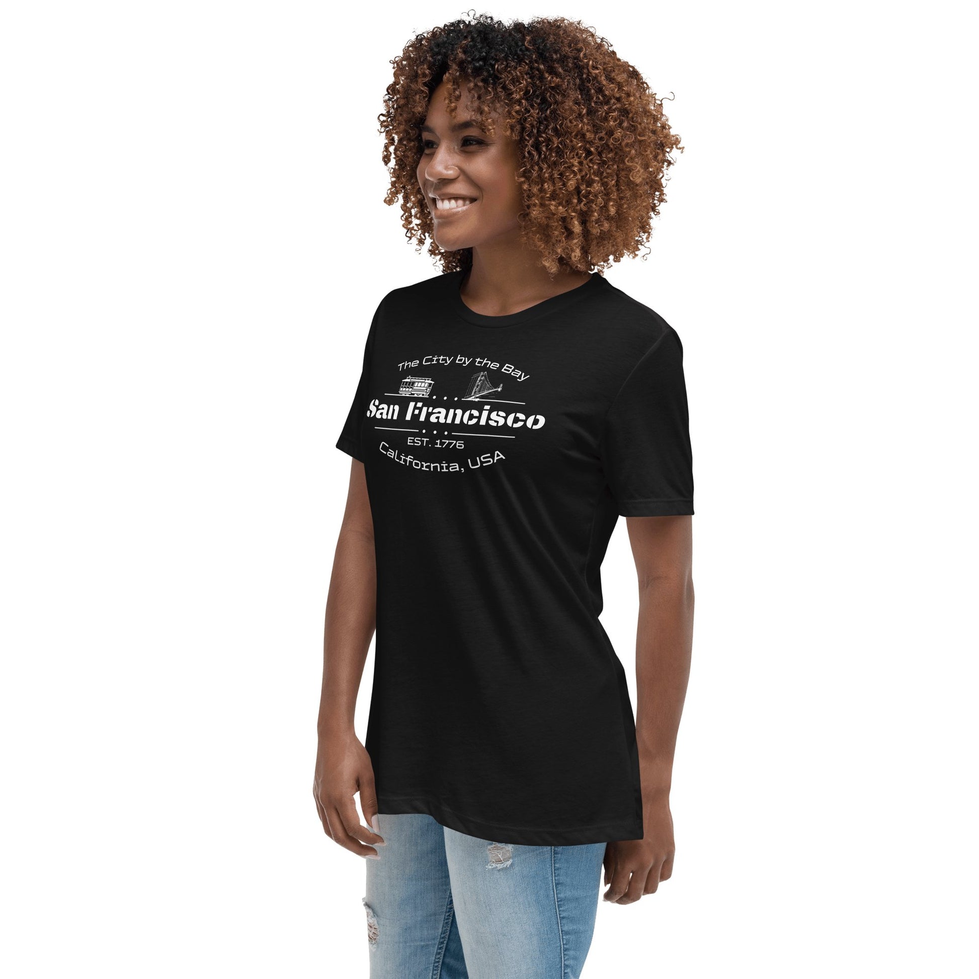 Lockeres Damen T-Shirt "San Francisco" - Artexio