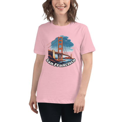 Lockeres Damen T-Shirt "San Francisco" - Artexio